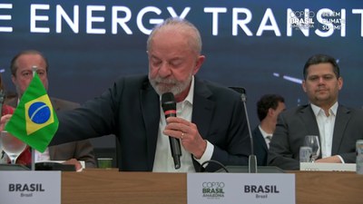 Cover of video: 11.07.2025 (Belém - PA) Lula speaks at a thematic session on Energy Transition