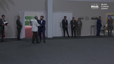 Capa do vídeo: 06.11.2025 (Belém - PA) Presidente Lula recebe o Presidente do Chile, Gabriel Boric