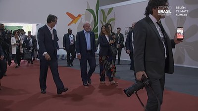 Capa do vídeo: 06.11.2025 (Belém-PA) Chegada do Presidente Luiz Inácio Lula da Silva