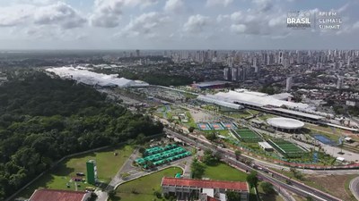 Capa do vídeo: 06.11.2025 (Belém - PA) Imagens aéreas do Parque da Cidade, local que sediará os eventos da COP 30